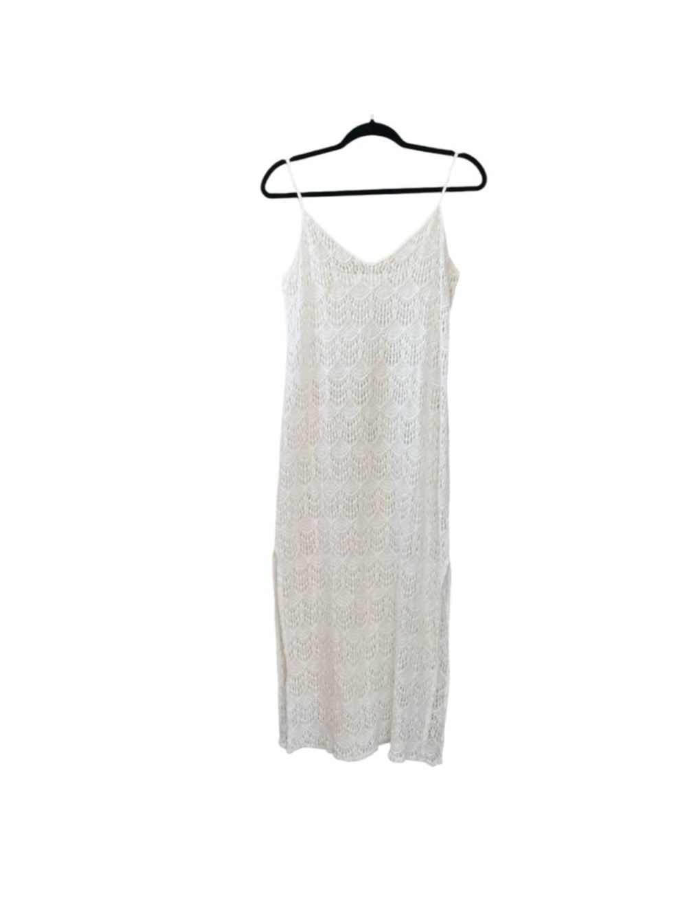 KOY RESORT Crochet Sleeveless Midi Maxi Swimwear Coverup Dress